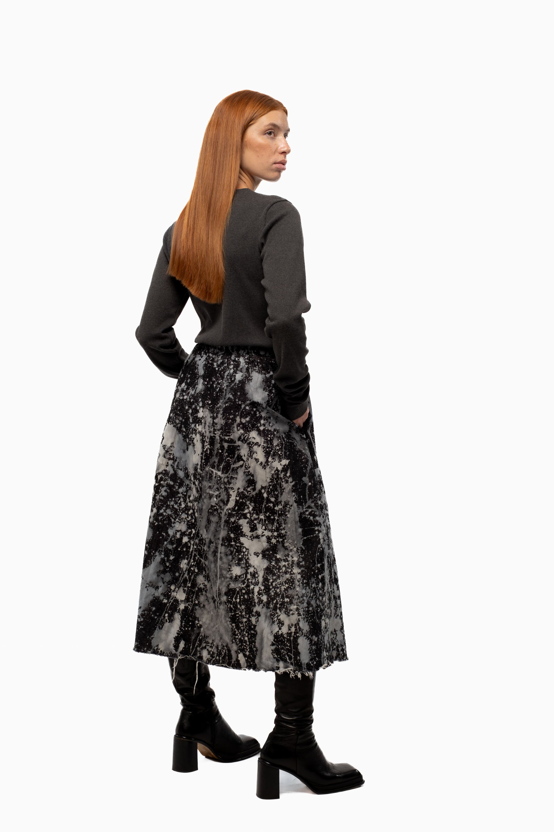 SERVICE SKIRT - Ash Bleach