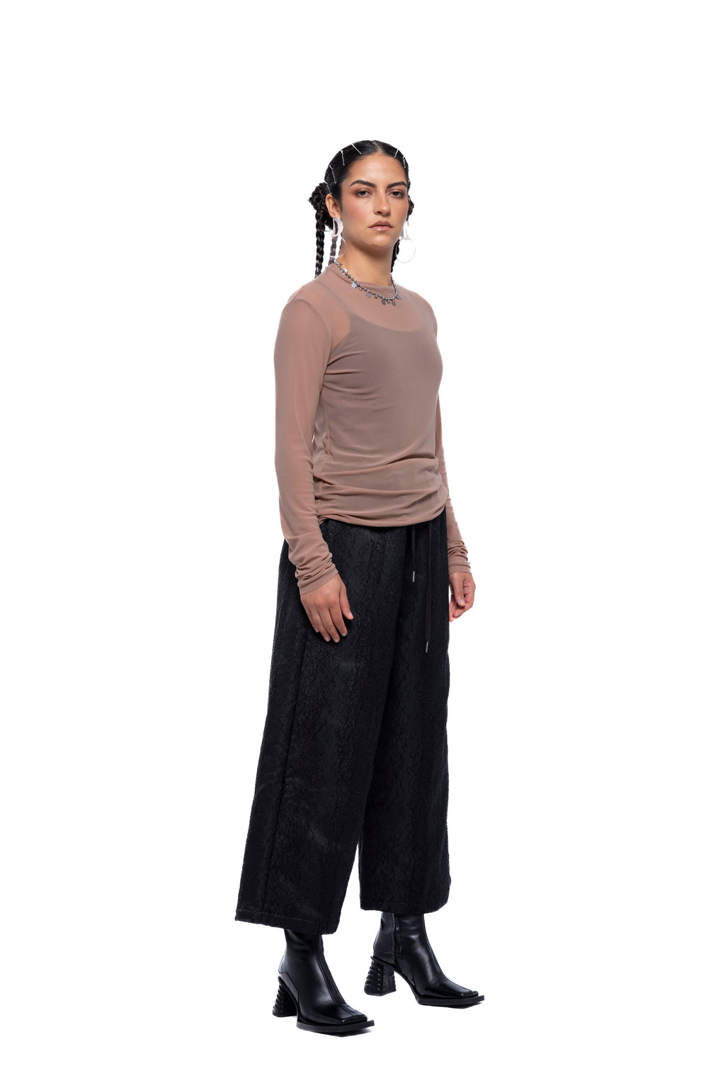 HELENA TOP – Fawn Mesh (Preorder)