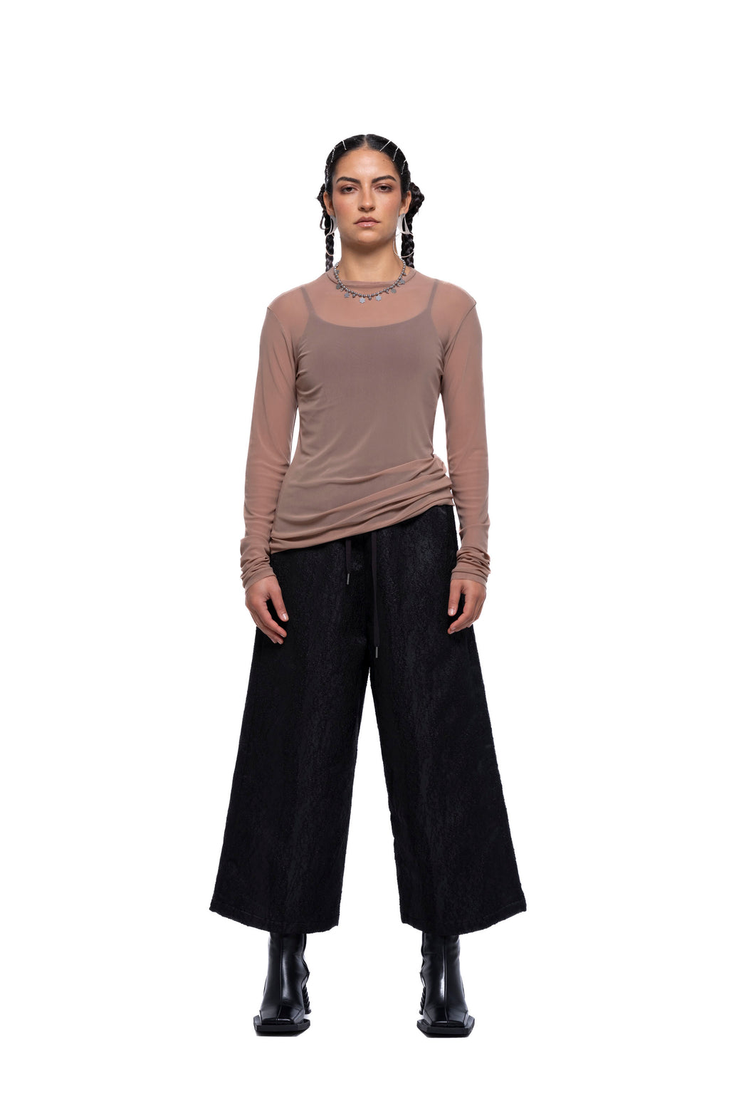 HELENA TOP – Fawn Mesh (Preorder)