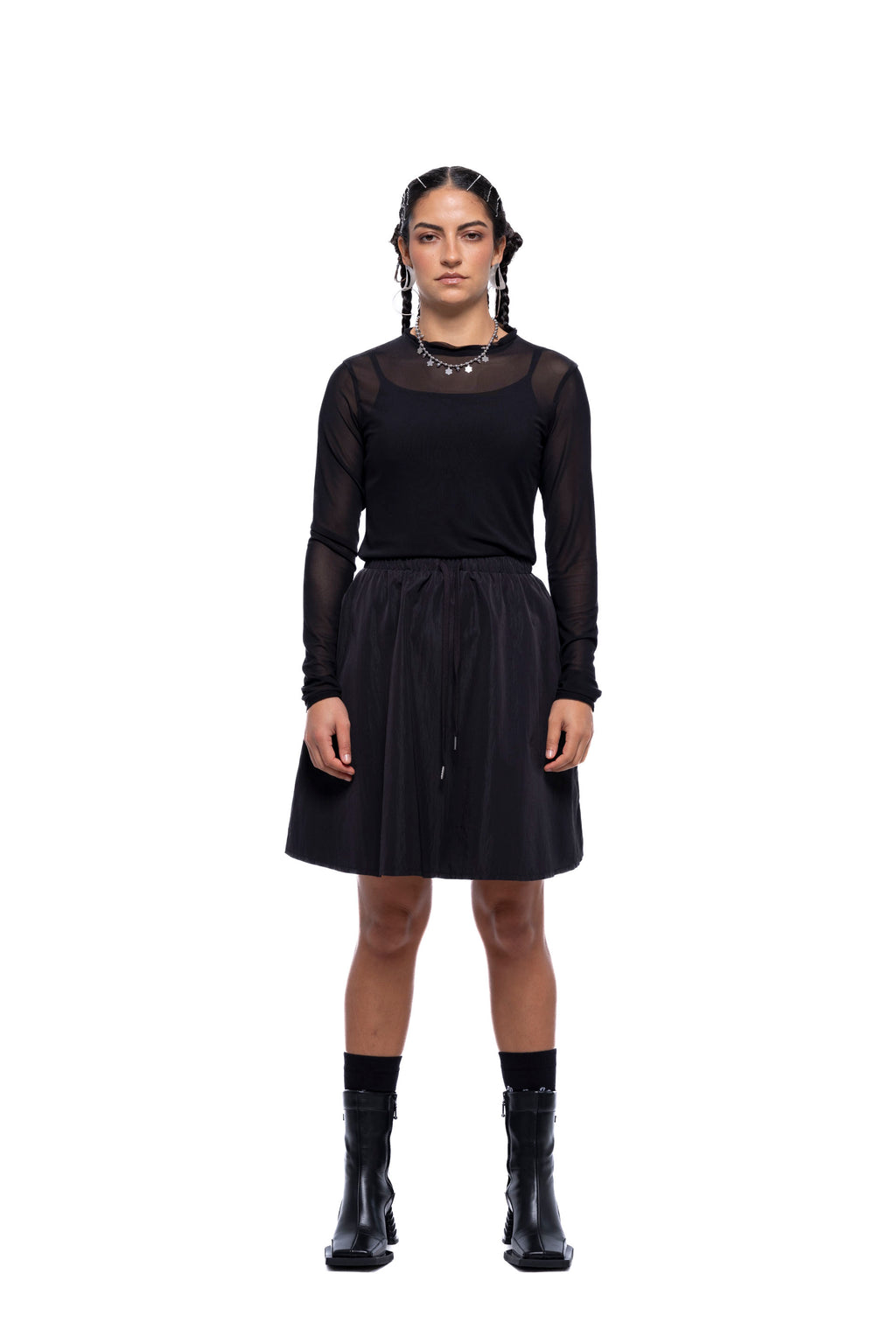 SERVICE SKIRT MINI – Black Sport (Preorder)