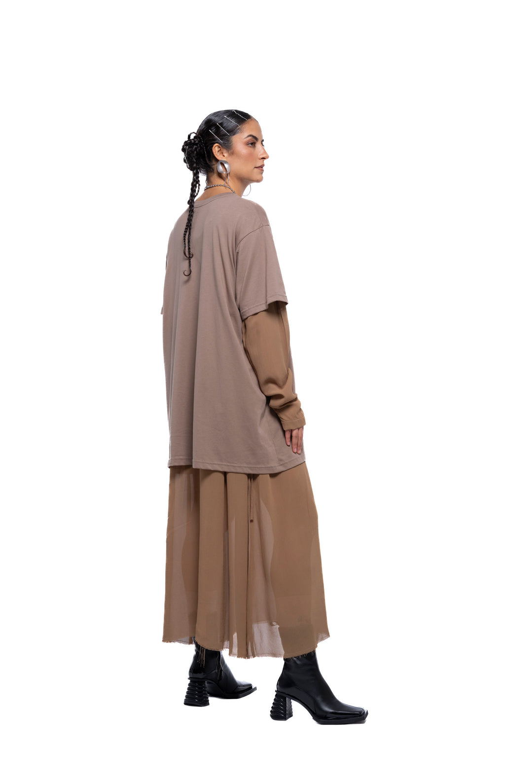 SLOW FORM TSHIRT DRESS – Fawn