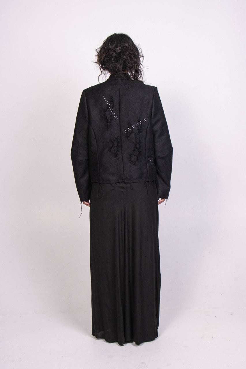 Lace Jacket - Black - FRINGES