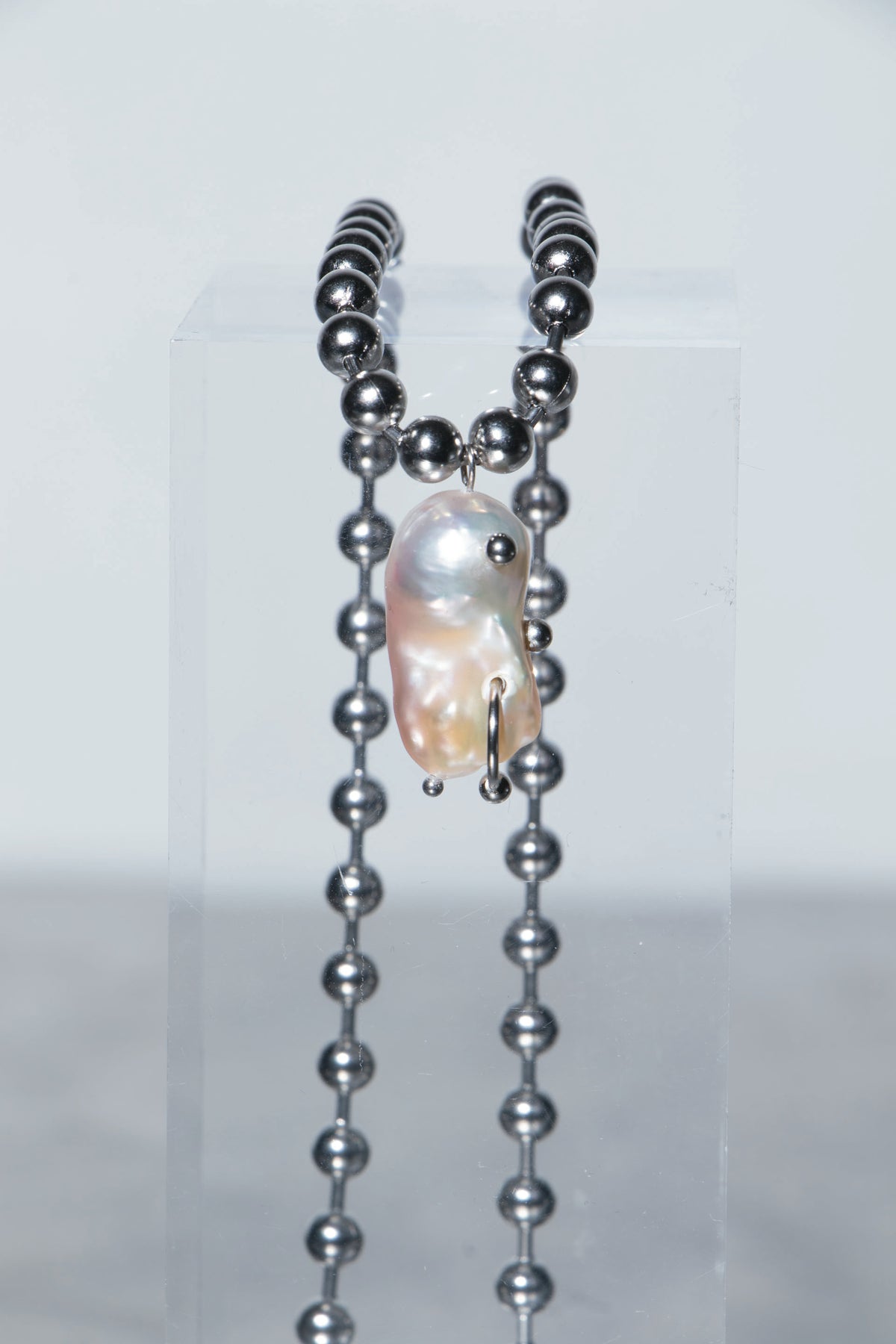 Pink Pearl Pendant Necklace [N1] - SEAPUNKS.XX