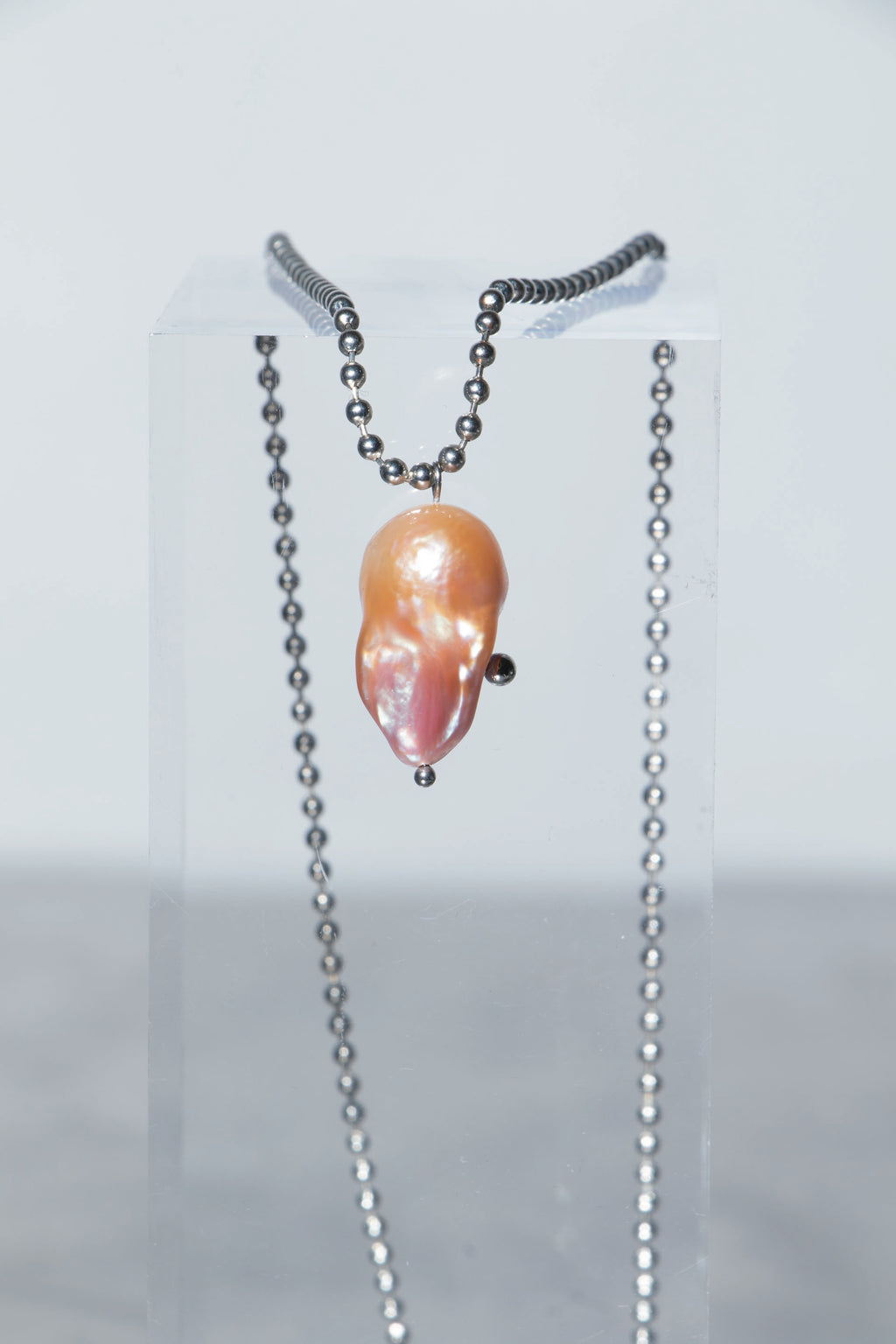 Pink Pearl Pendant Necklace [N10] - SEAPUNKS.XX