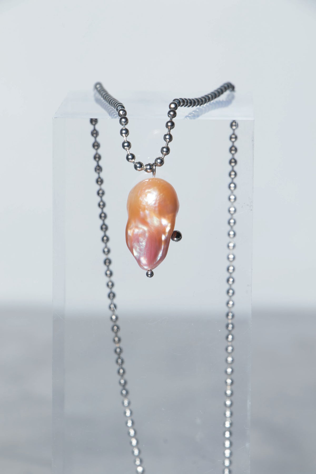 Pink Pearl Pendant Necklace [N10] - SEAPUNKS.XX