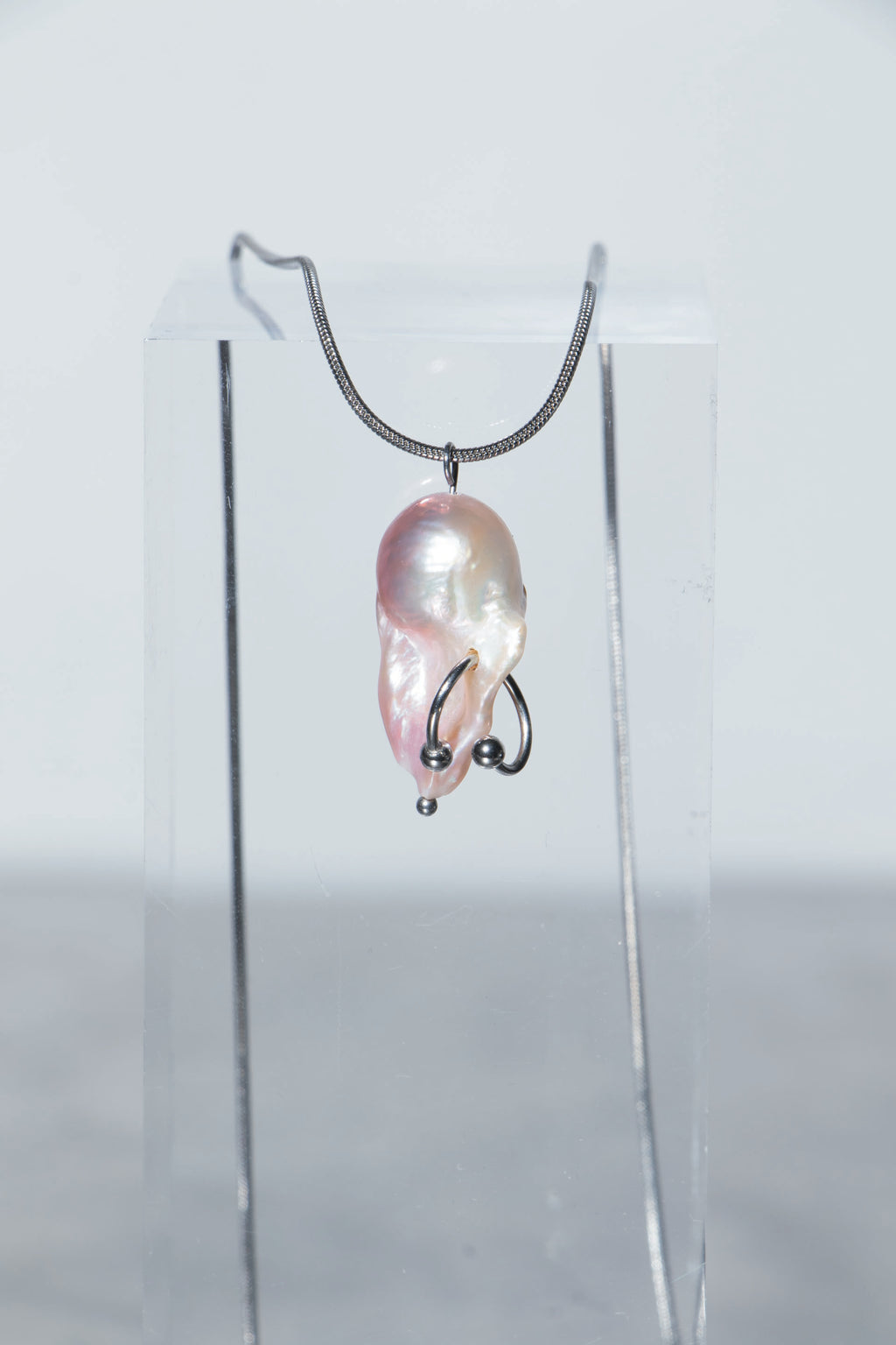 Pink Pearl Pendant Necklace [N12] - SEAPUNKS.XX