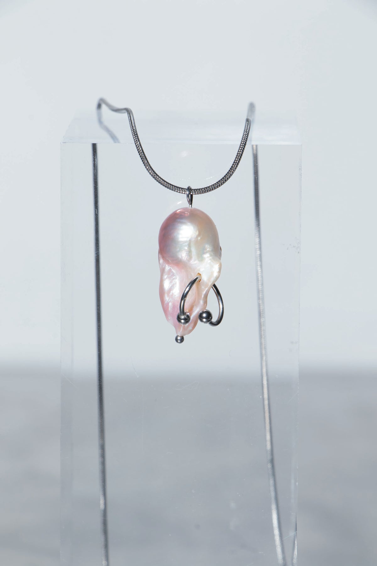 Pink Pearl Pendant Necklace [N12] - SEAPUNKS.XX