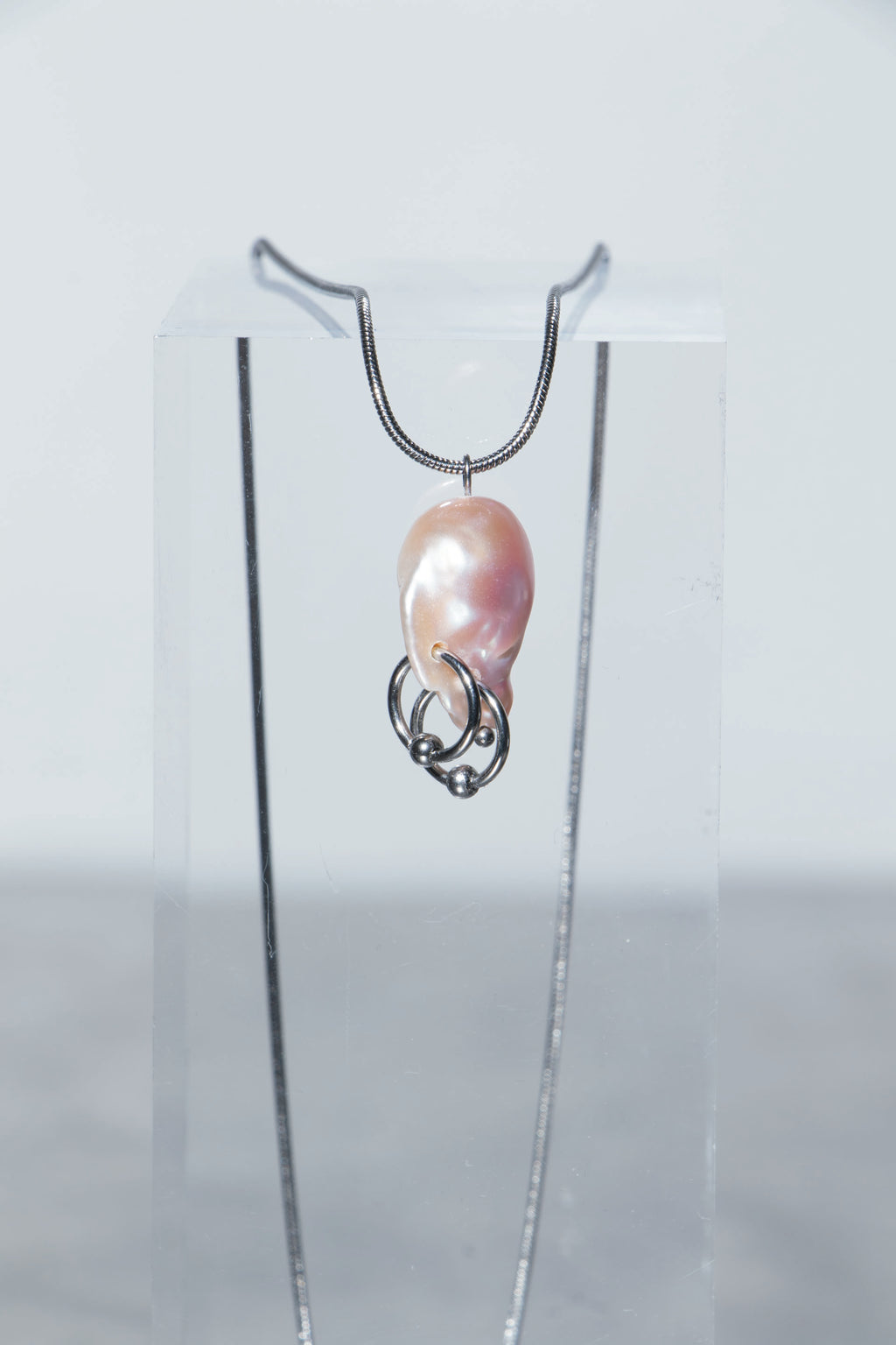 Pink Pearl Pendant Necklace [N3] - SEAPUNKS.XX