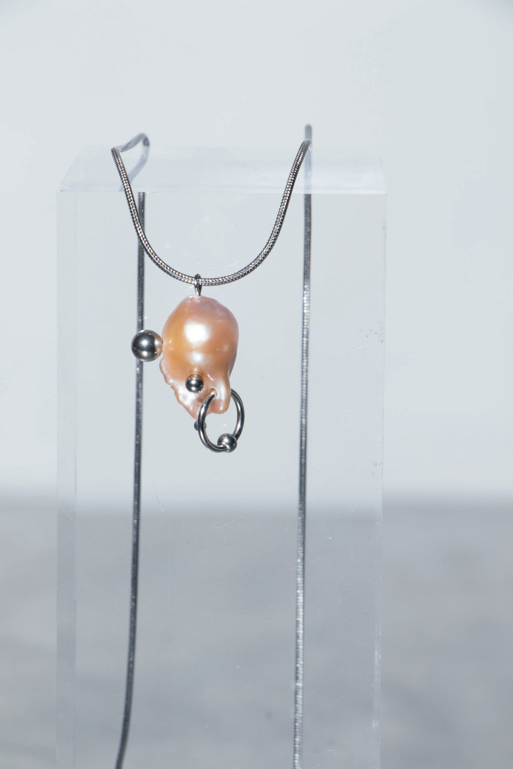 Pink Pearl Pendant Necklace [N4] - SEAPUNKS.XX
