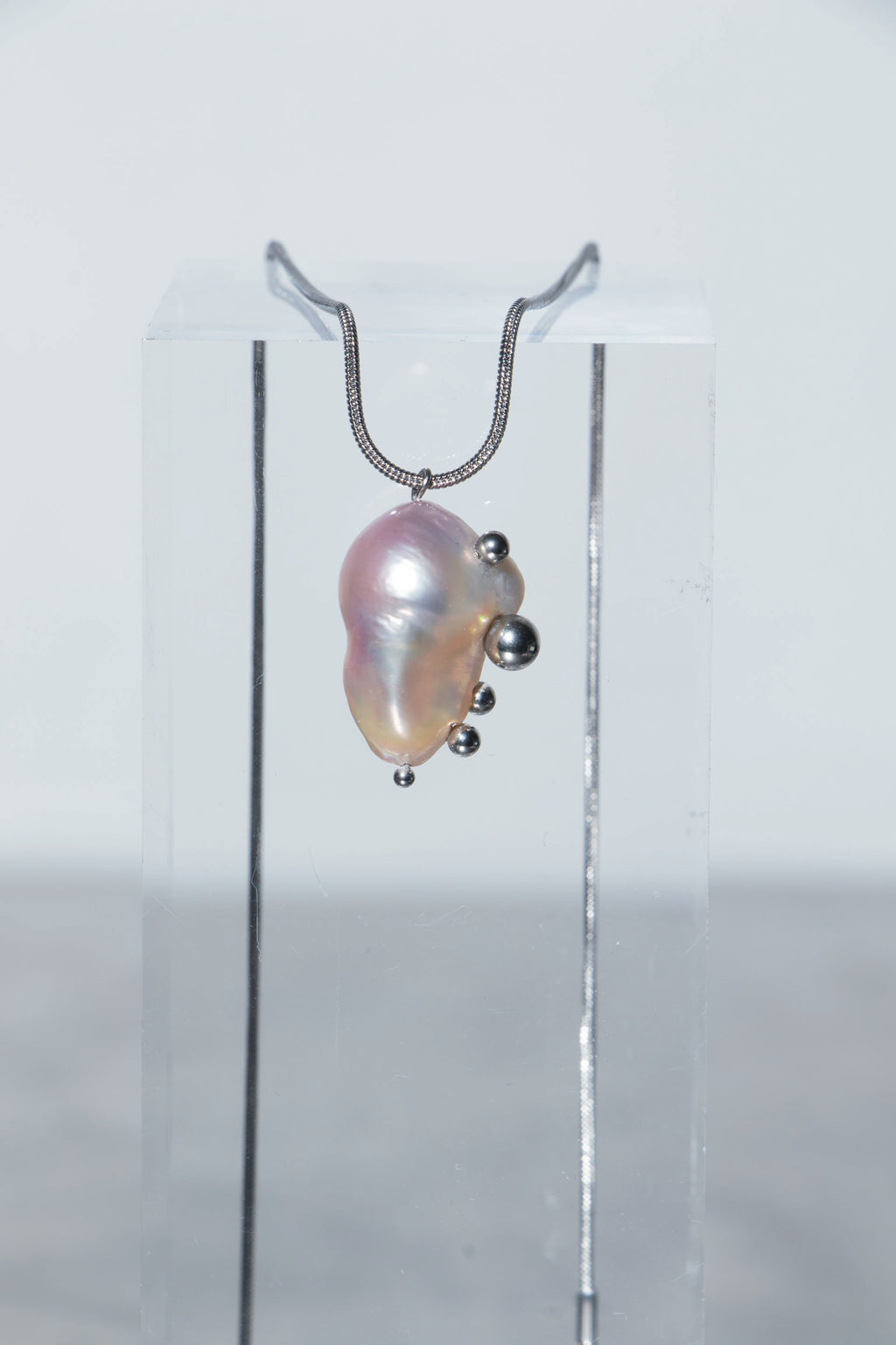 Pink Pearl Pendant Necklace [N5] - SEAPUNKS.XX