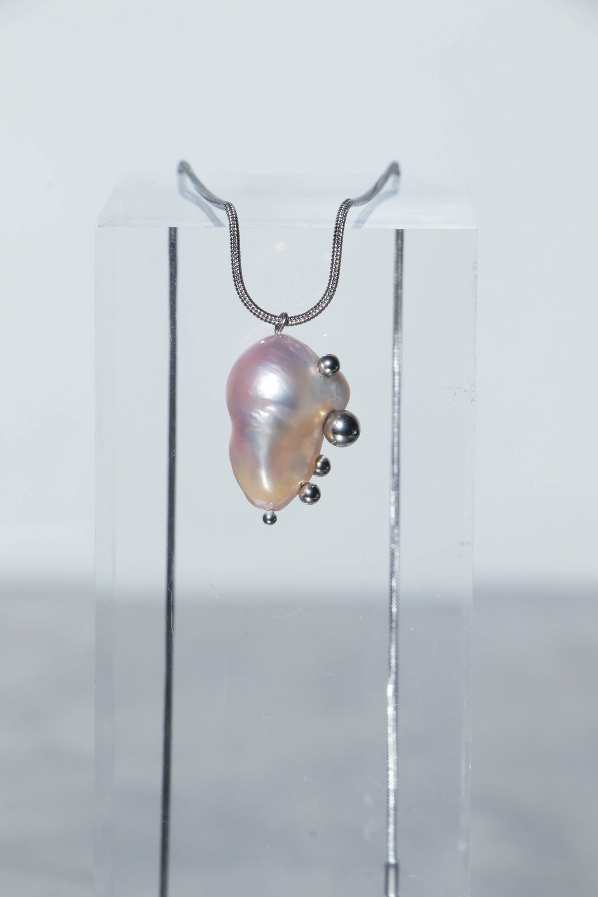 Pink Pearl Pendant Necklace [N5] - SEAPUNKS.XX