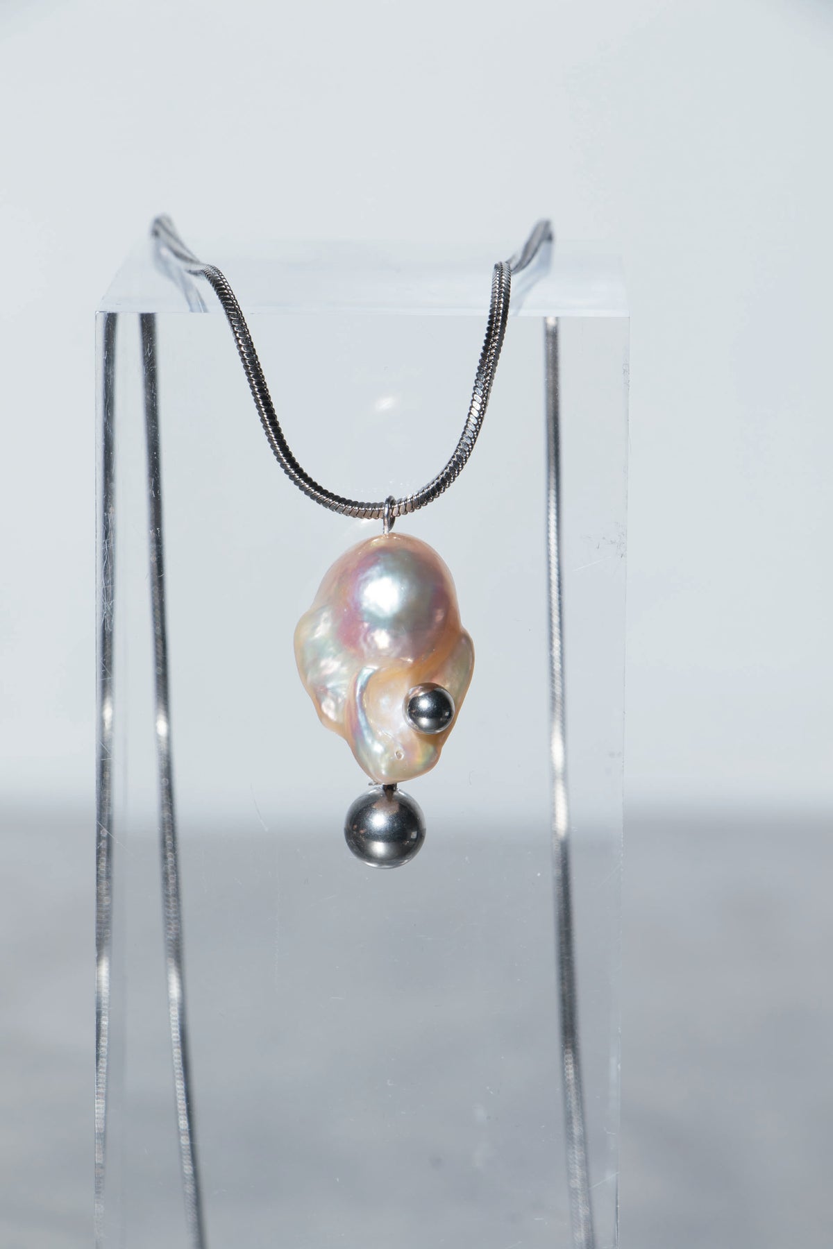 Pink Pearl Pendant Necklace [N8] - SEAPUNKS.XX