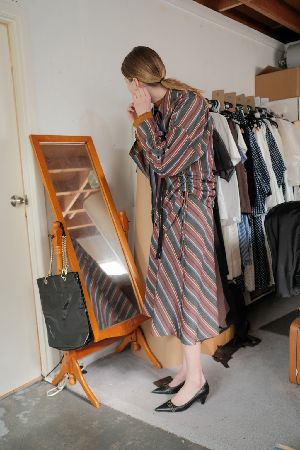 Petra Skirt - Vintage Stripe - OOSTEROM