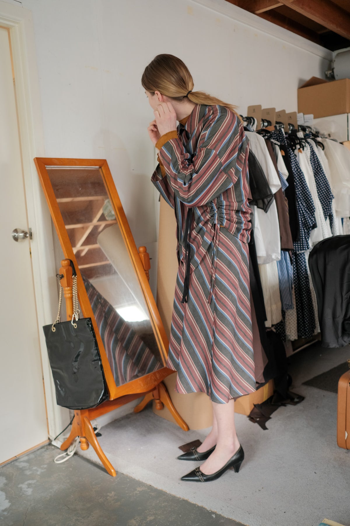 Petra Skirt - Vintage Stripe - OOSTEROM