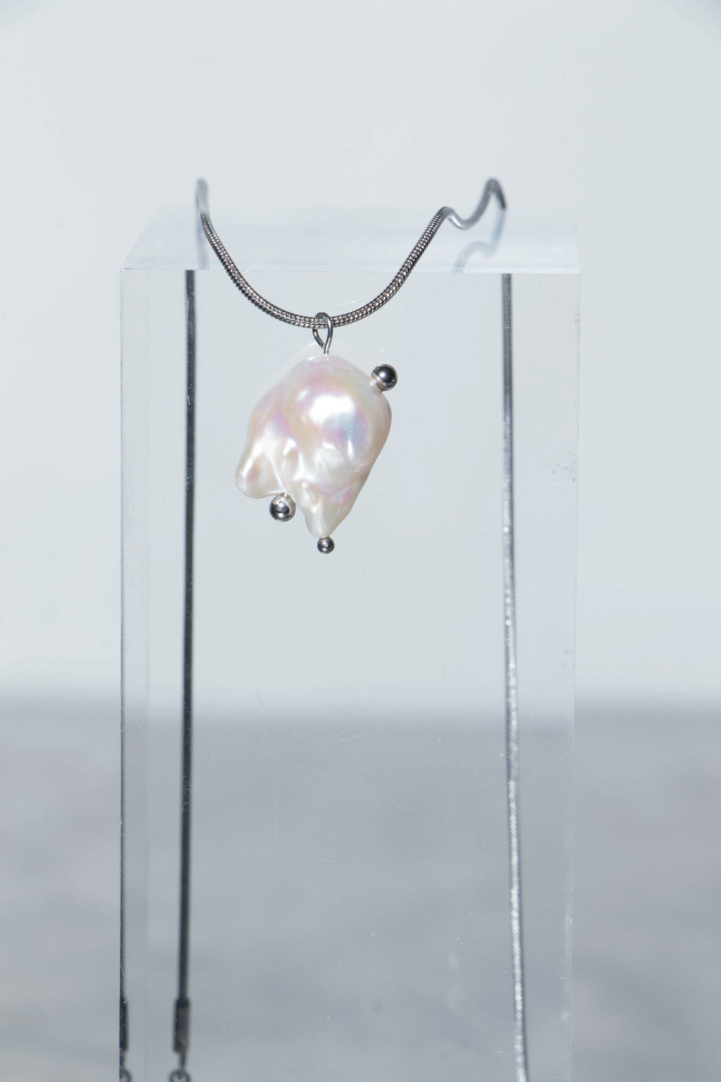 White Pearl Pendant Necklace [P5] - SEAPUNKS.XX