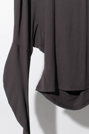 Hooded Banana Top Grey - JING HÉ