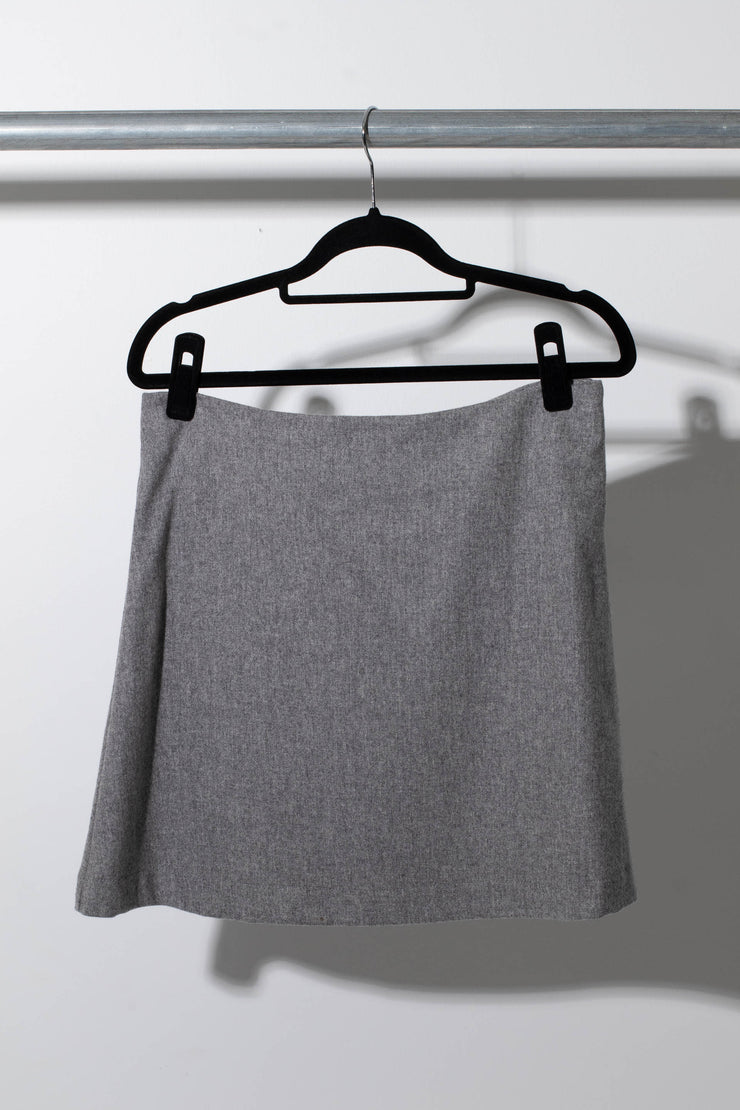 Bernadette Mini Skirt, Grey - OOSTEROM