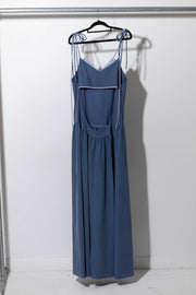Double-Bikini Dress, Blue- RHODA NUNN