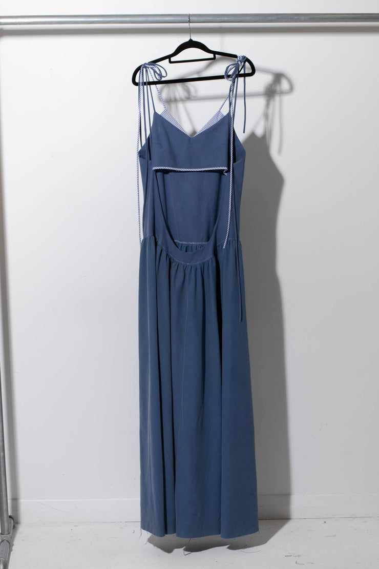 Double-Bikini Dress, Blue- RHODA NUNN