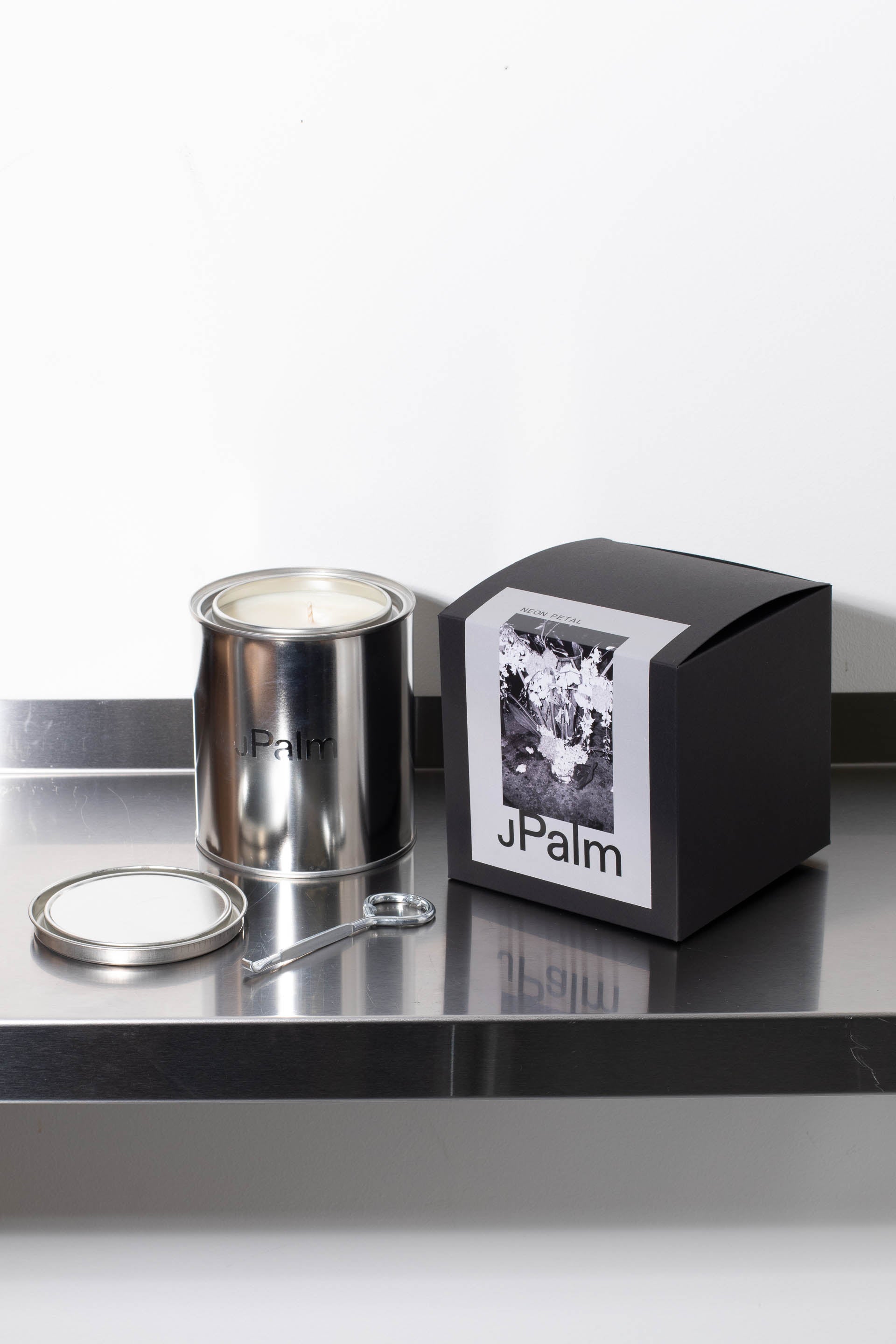 Neon Petal Soy Wax Candle (Large)