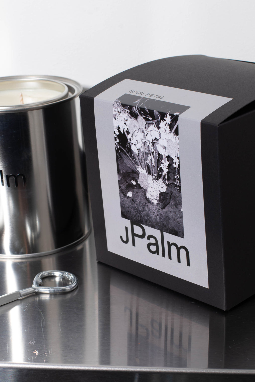 Neon Petal Soy Wax Candle (Large)
