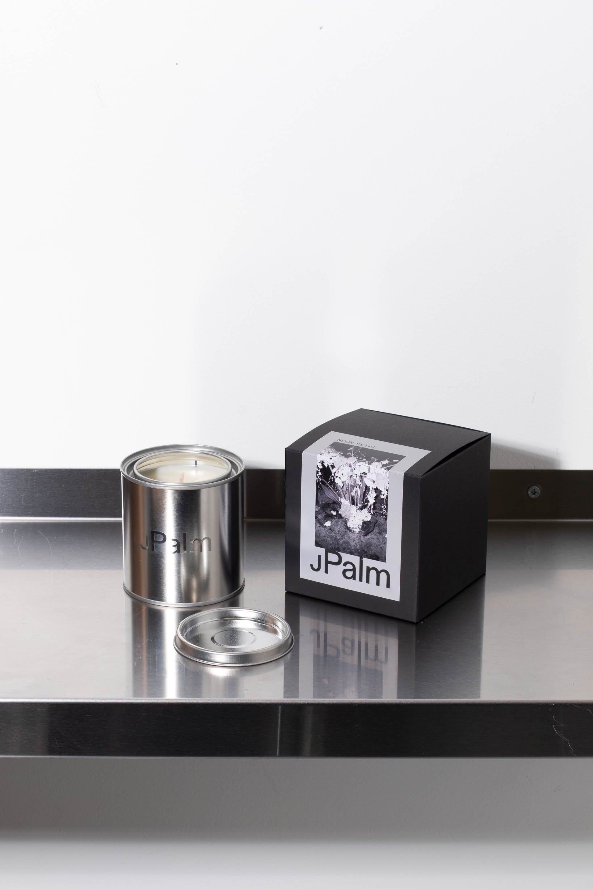 Neon Petal Soy Wax Candle (small)