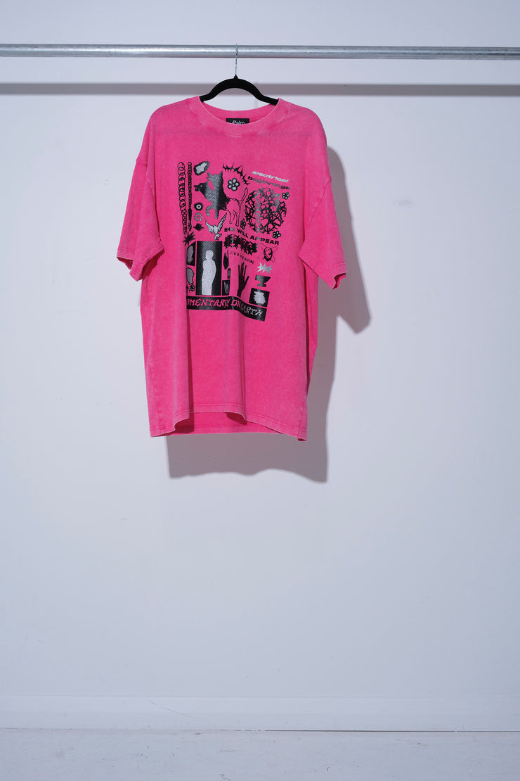 MOMENTARILY ON EARTH TSHIRT - Pink - JPalm