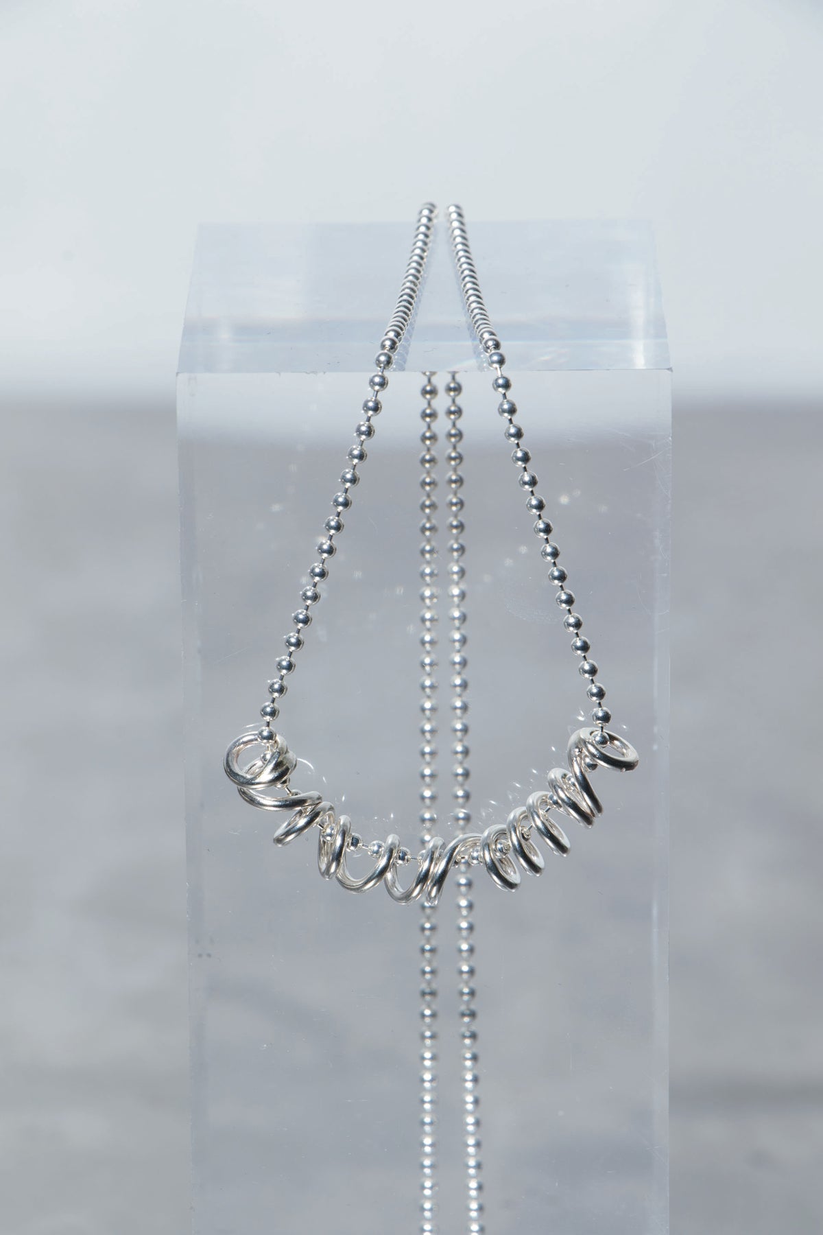 Fusilli Pendant -  70cm Ball Chain  - JESS BLAK JEWELLERY