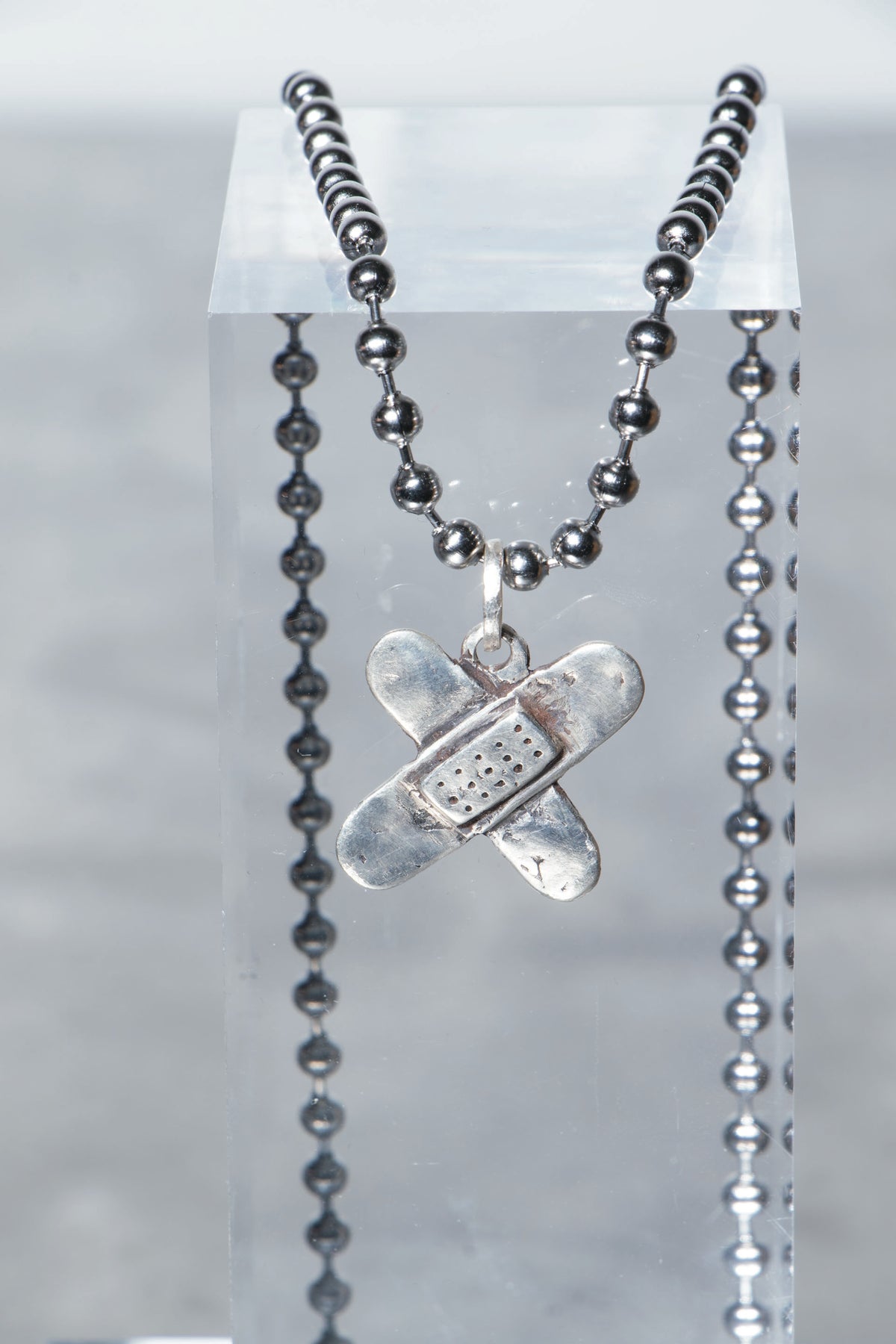 Kiss It Better Pendant - Silver - JAXSON COOK JEWELRY