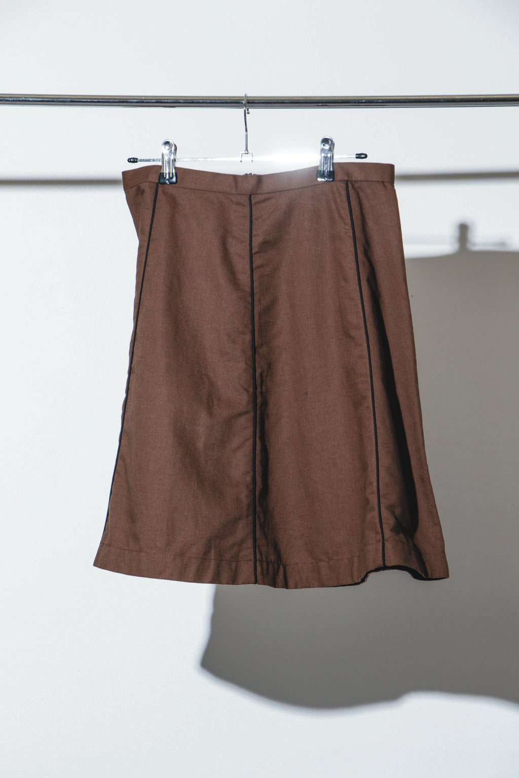 Umbrella Skirt - Brown - CLARA BOSSHARD