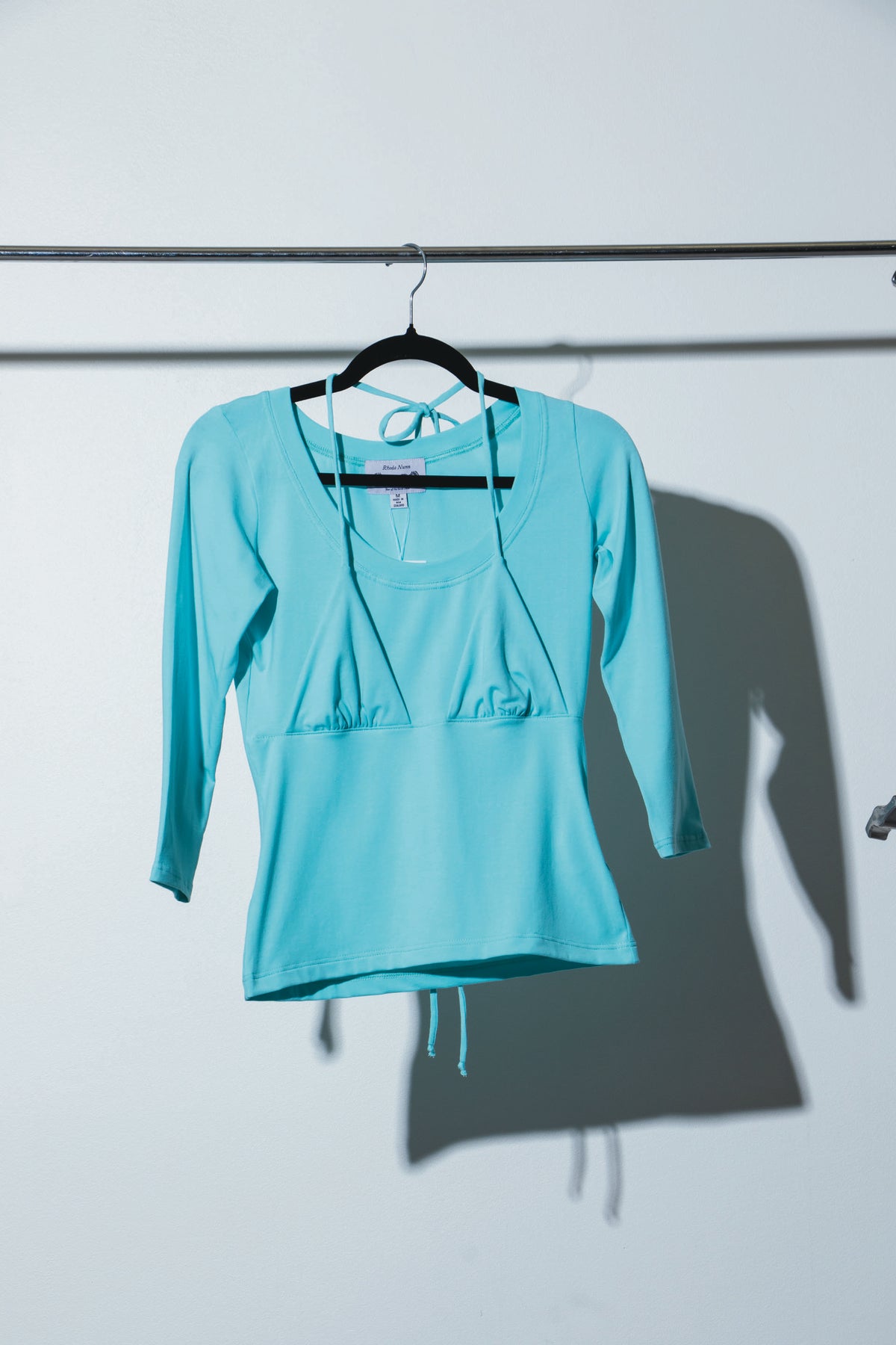 Bikini Scoop Tee Aqua – RHODA NUNN