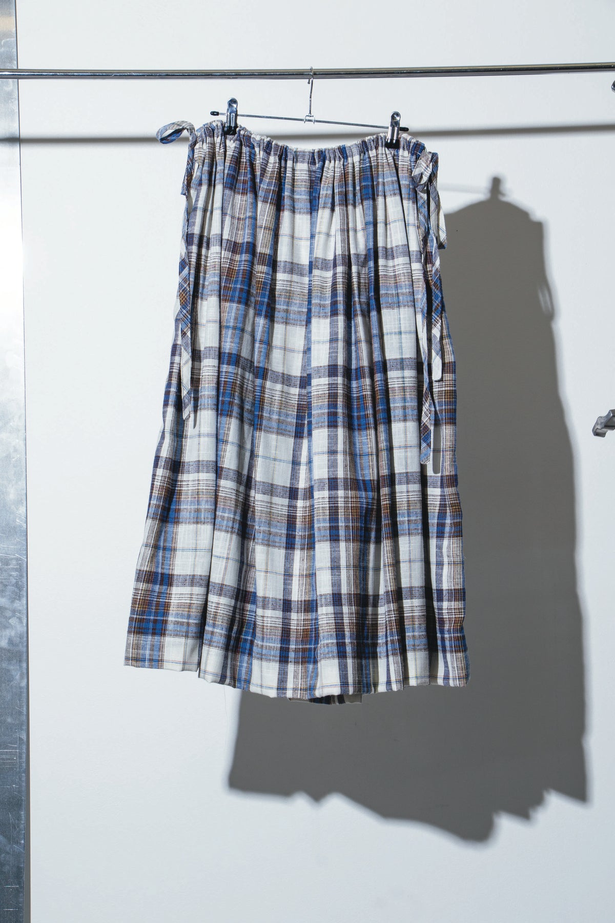 Sunne Skirt Blue Check – RHODA NUNN
