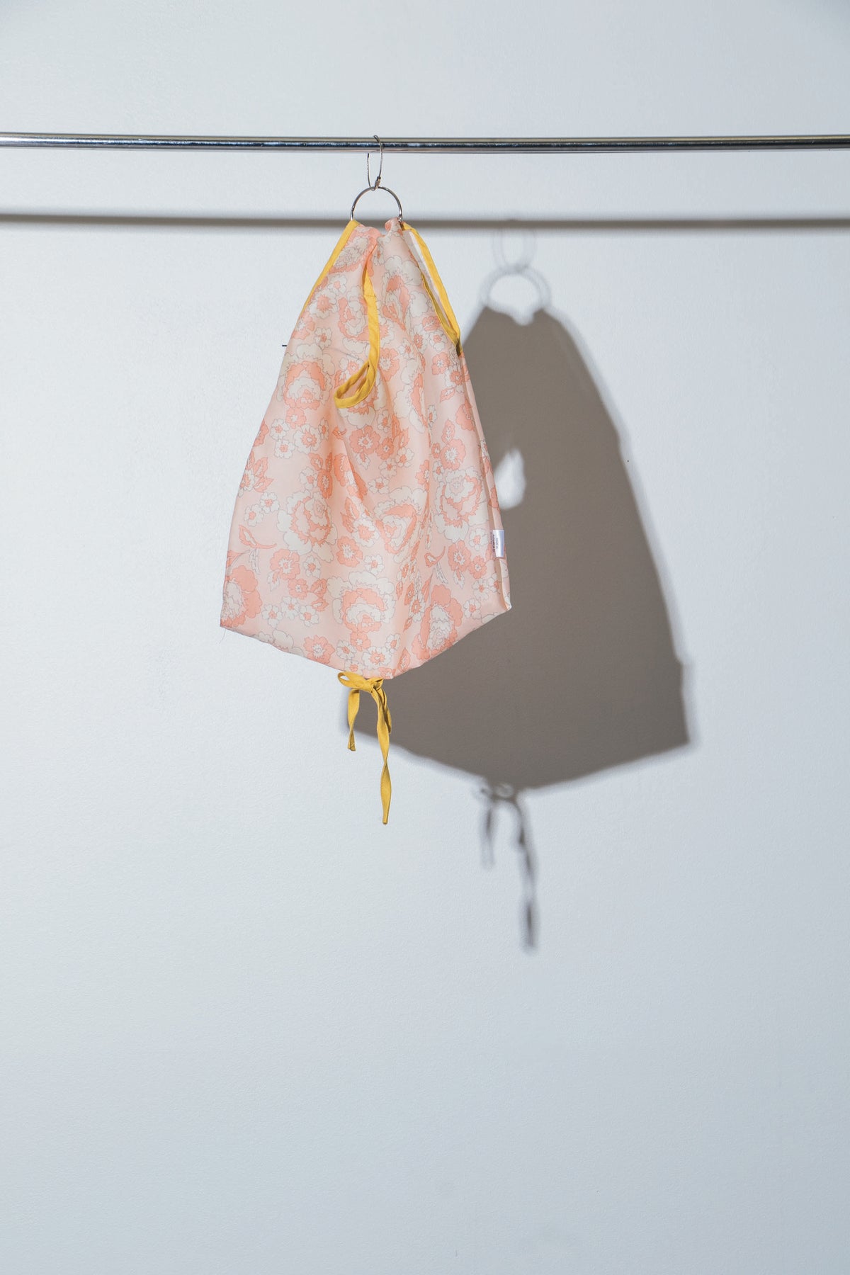 Bodega Bag - Pink Vintage Floral Yellow Bias - EQUILIBRIUM