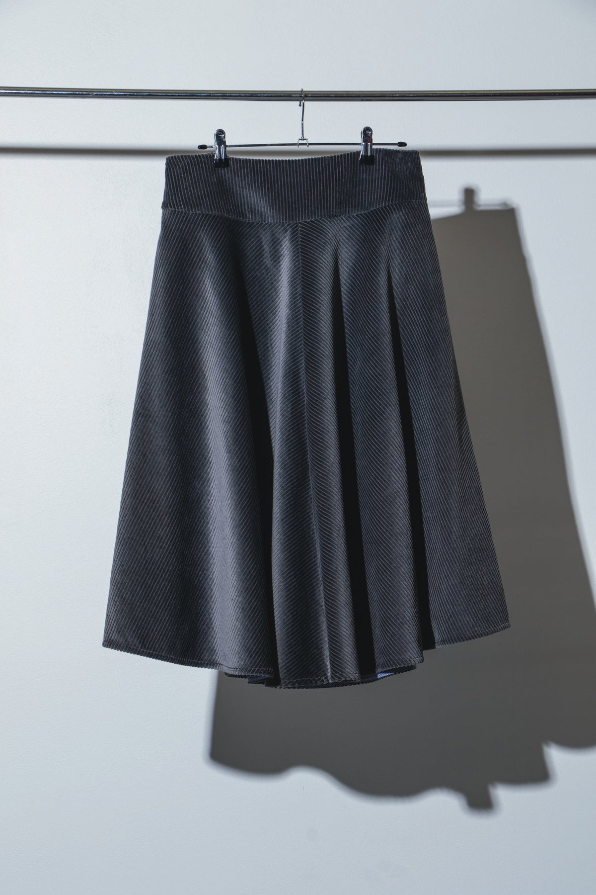 You Won't See Me Skirt [Sample] - Heavy Grey Cord - DAYLIGHT MOON