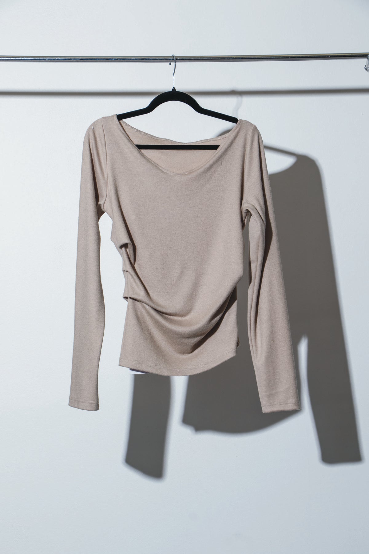 Ida Long Sleeve Top - Cream - OOSTEROM