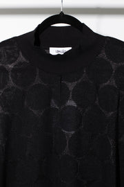 Stevie Slouch Top, Black - UMSIKO