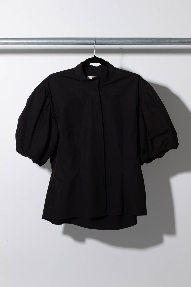 Ophelia Shirt, Cotton Black - WINNIE CATHERINE