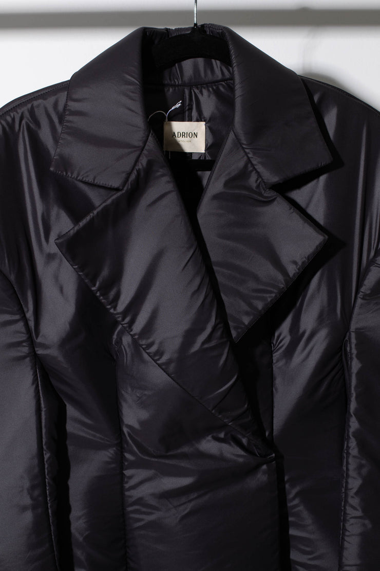 Fitted Hoffman Puffer Black - ADRION ATELIER