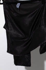 Draped Viscose Top - FRINGES