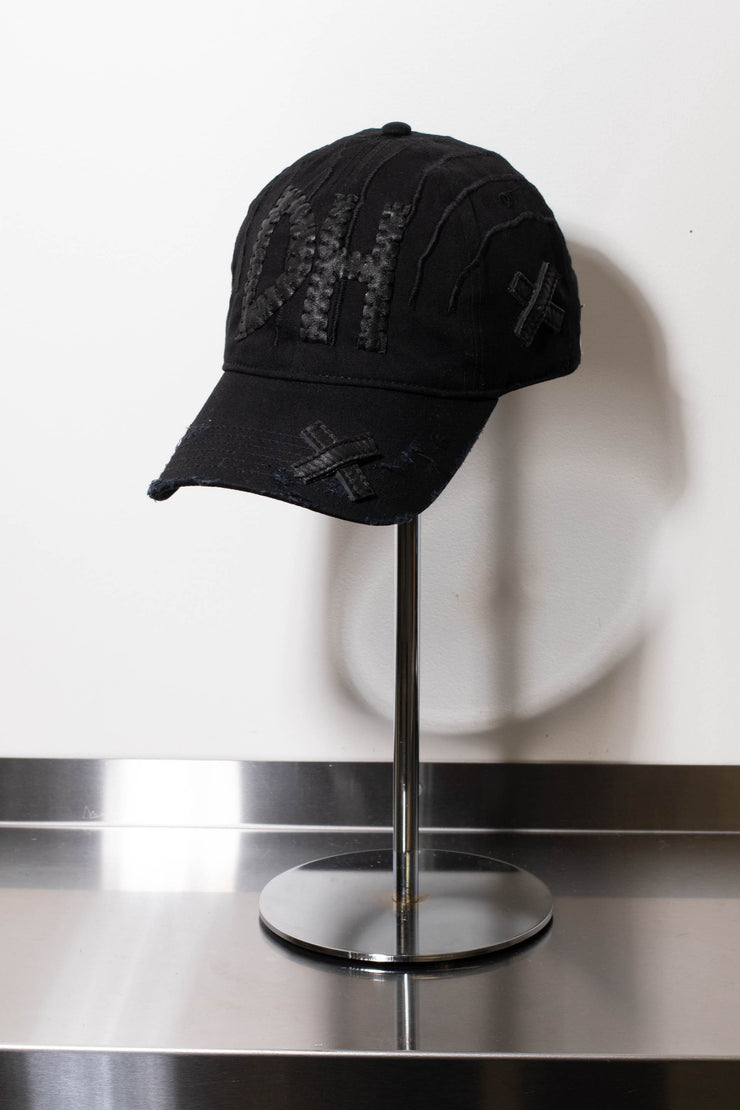 DH leather logo Cap - DIE HORNY