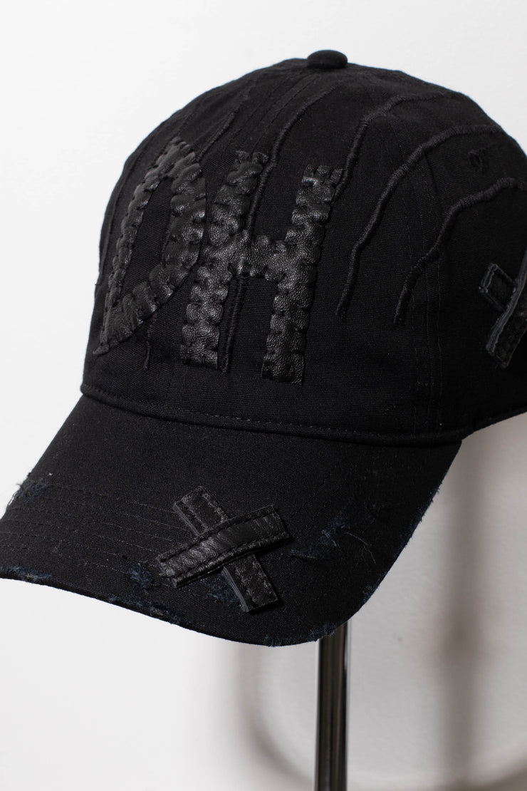 DH leather logo Cap - DIE HORNY