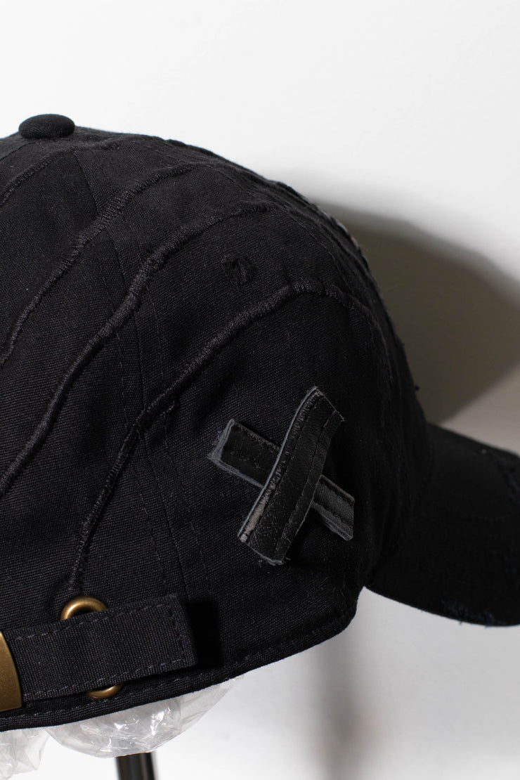 DH leather logo Cap - DIE HORNY