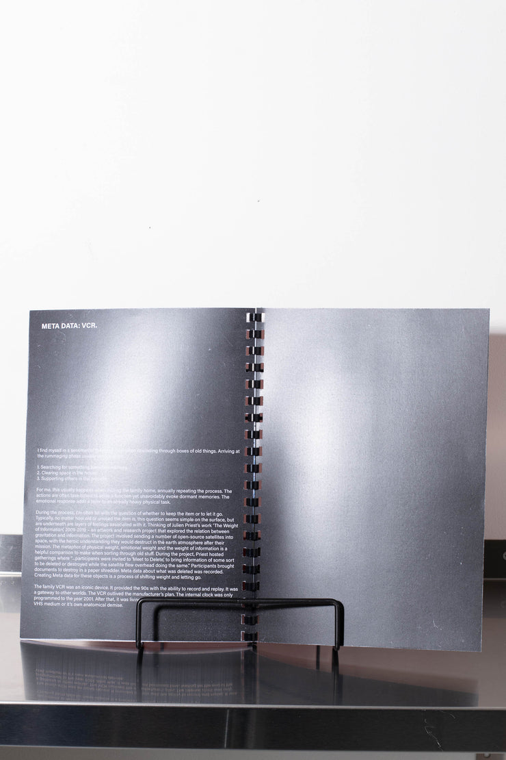 Meta data: VCR – BLACK WAX PRESS