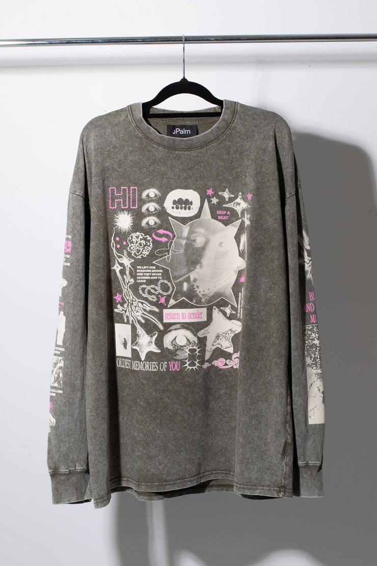 Oldest Memories Of You Longsleeve Top, Green - JPalm