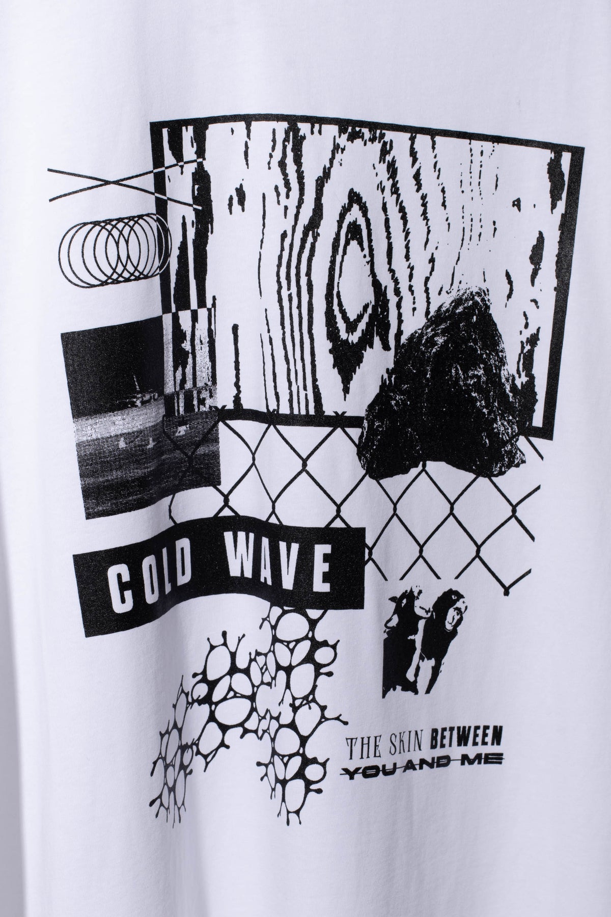 Gravel Beach L/S Tee (White) – COLD WAVE