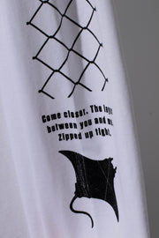 Gravel Beach L/S Tee (White) – COLD WAVE