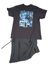 BURNING NIGHT TSHIRT DRESS - Grey