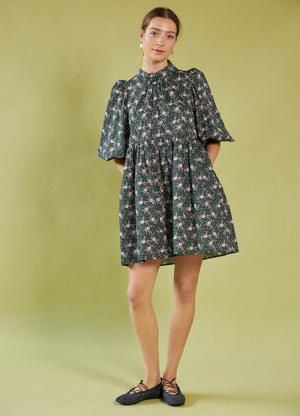 Walk in the Light Dress - Liberty Floral - DAYLIGHT MOON