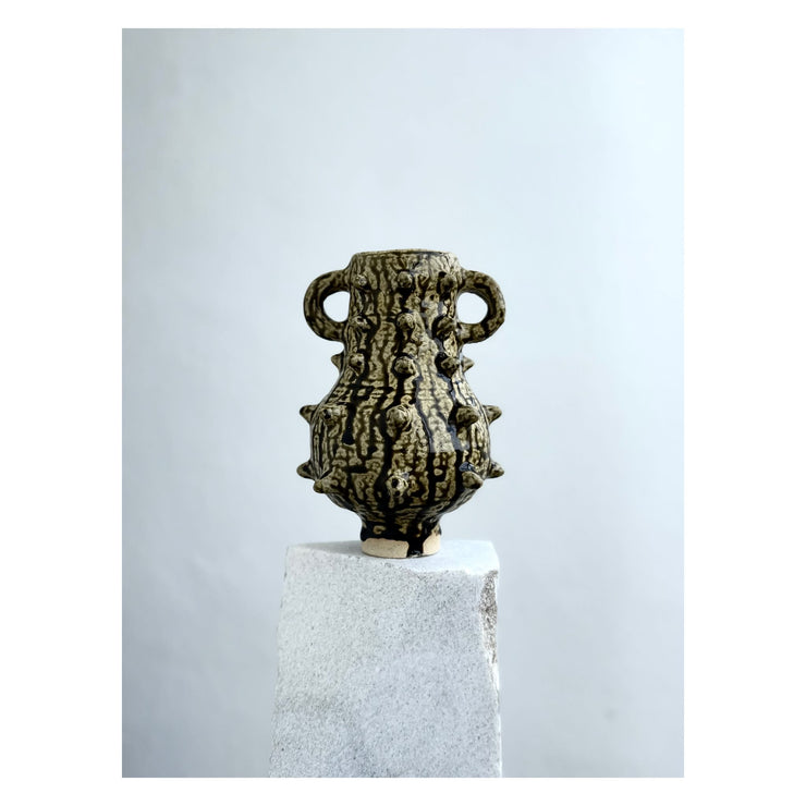 Puppy I - Green Small - Sophie Hathaway Ceramics